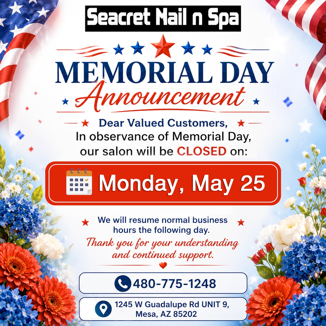 Memorial day